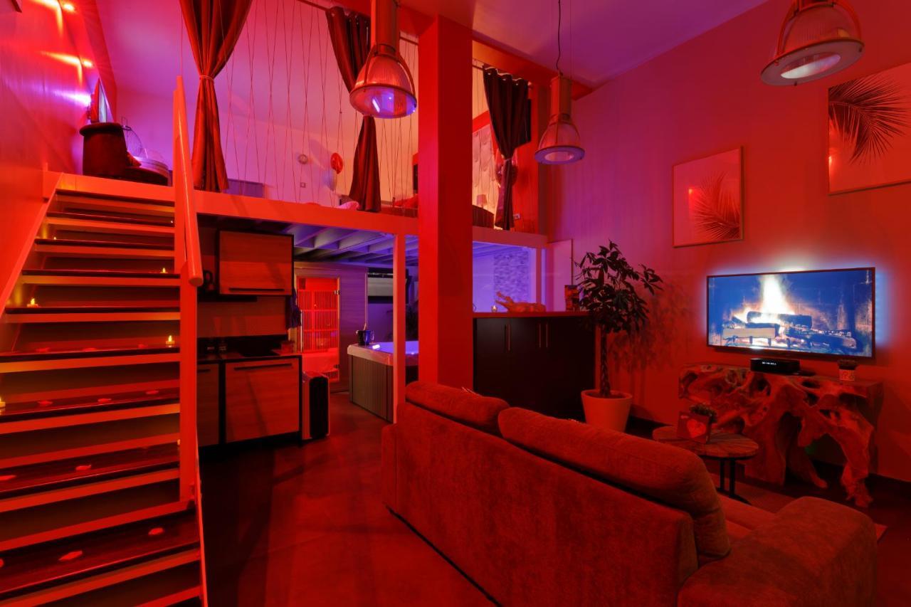 Romance Spa Lofts Haut De Gamme Avec Sauna Le Havre Luaran gambar